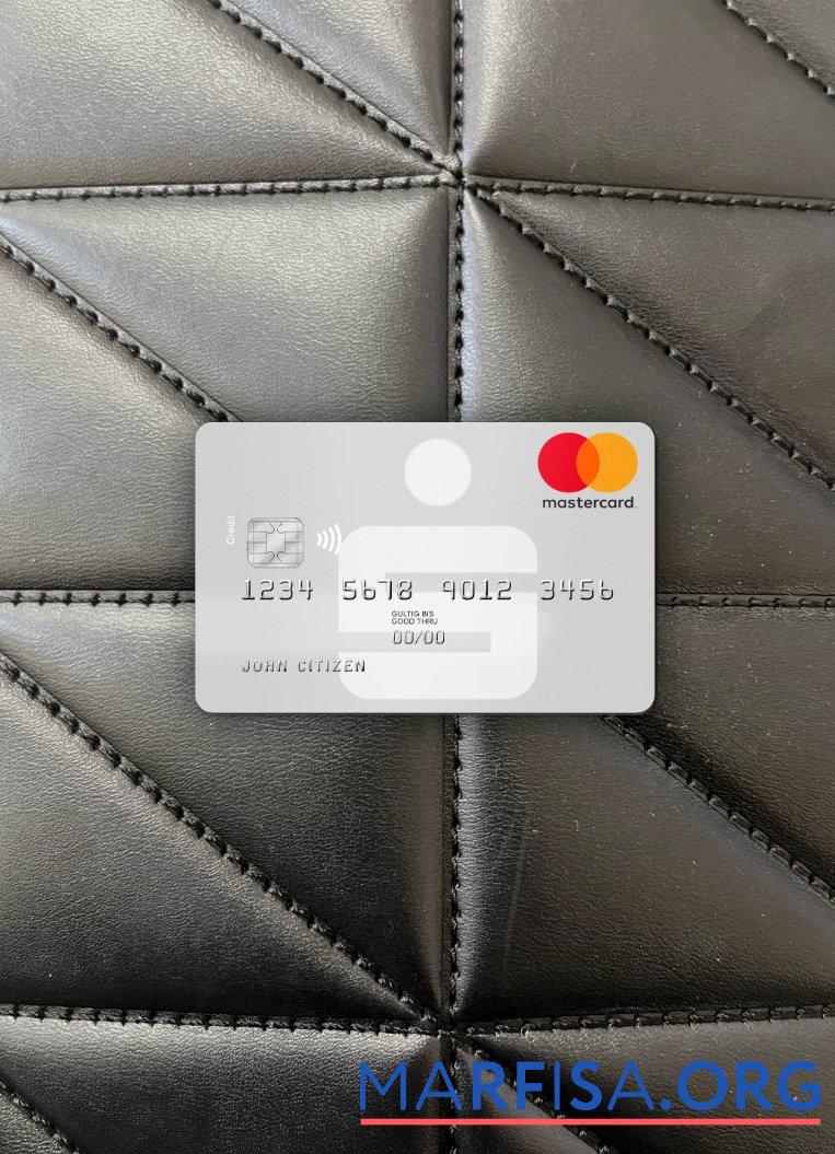 Realistic Germany Sparkasse MasterCard photolook front sample